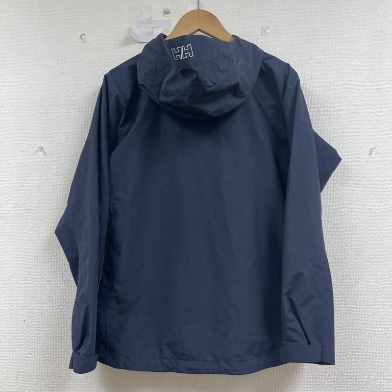 ヘリーハンセン HELLY HANSEN ジャケット、上着 ジャンパー、ブルゾン アウトドア マウンテン ロゴ プリント パーカー L 紺 / ネイビー / navy レディース USED 古着 中古 50156285