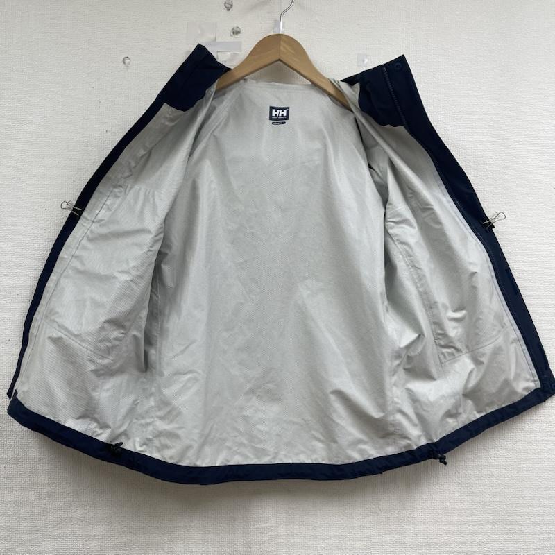 ヘリーハンセン HELLY HANSEN ジャケット、上着 ジャンパー、ブルゾン アウトドア マウンテン ロゴ プリント パーカー L 紺 / ネイビー / navy レディース USED 古着 中古 50156285