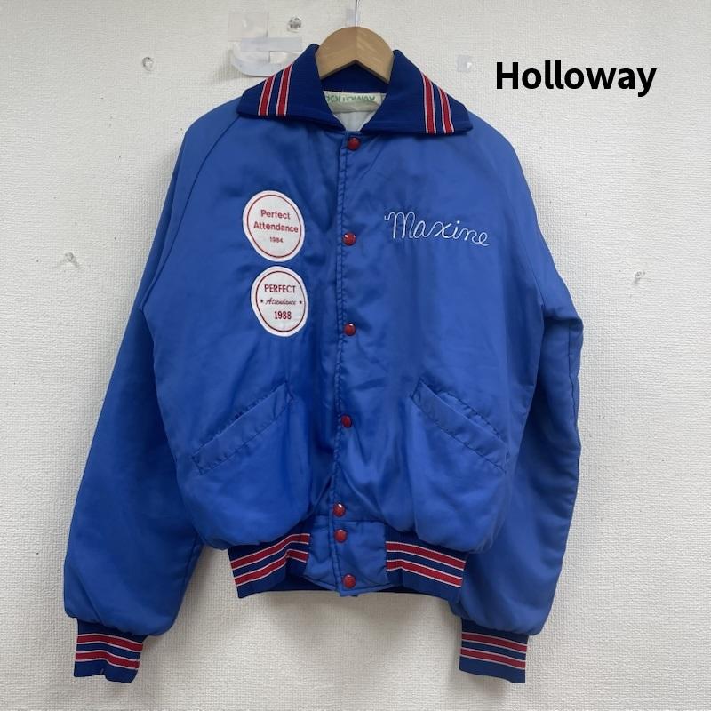 古着 USED ジャケット、上着 ジャンパー、ブルゾン 80s Holloway Maxine 刺繍 ナイロン スタジャン S 青 / ブルー / blue メンズ USED 古着 中古 50156291
