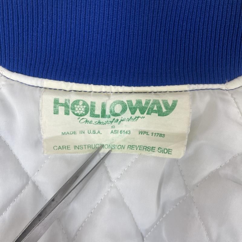 古着 USED ジャケット、上着 ジャンパー、ブルゾン 80s Holloway Maxine 刺繍 ナイロン スタジャン S 青 / ブルー / blue メンズ USED 古着 中古 50156291