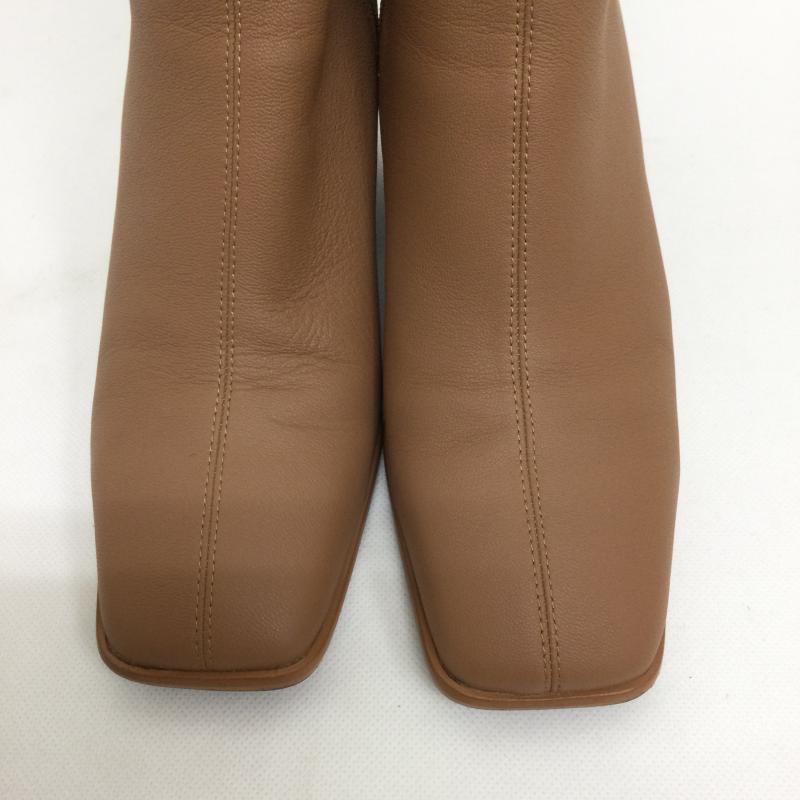 ＵＳＥＤ古着 USED/古着 ブーツ ショートブーツ APOM サイドジップショートブーツ　ストレッチレザーサイドジップブーツ　APOM186 24.0cm ベージュ / ベージュ / beige レディース USED 古着 中古 50156303