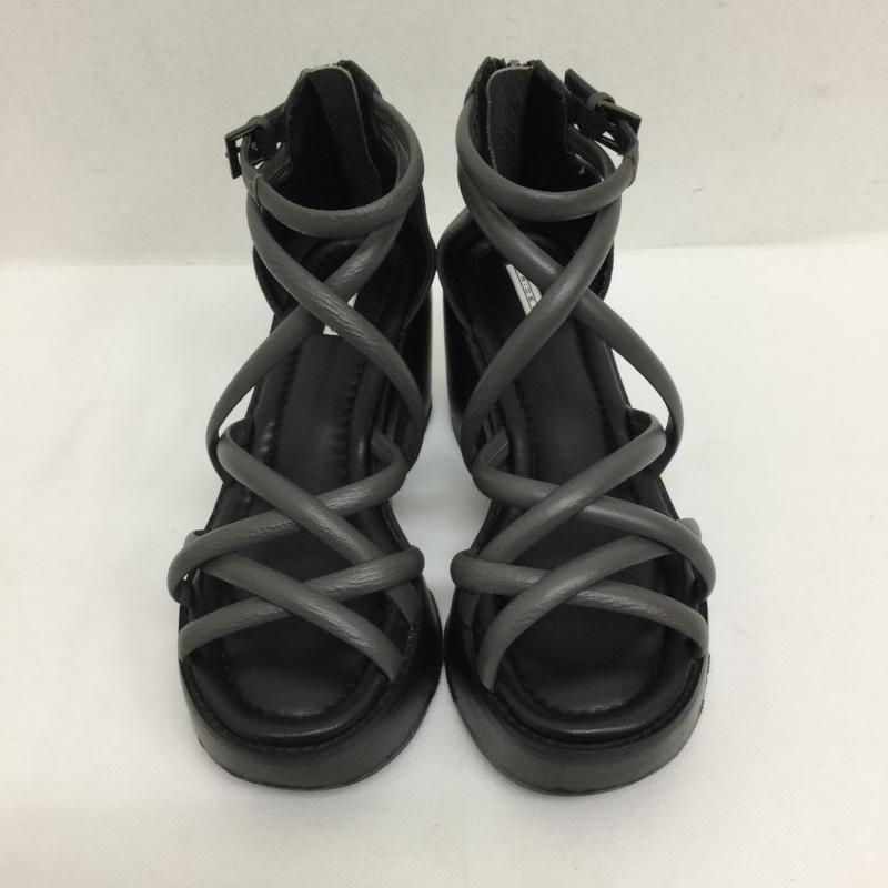 ＵＳＥＤ古着 USED/古着 パンプス パンプス pride bis チューブクロス　パンプス 24.0cm 黒 / ブラック / black X 灰 / グレー / gray レディース USED 古着 中古 50156310