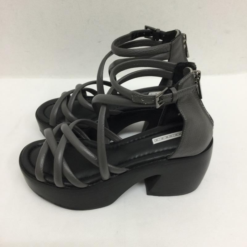 ＵＳＥＤ古着 USED/古着 パンプス パンプス pride bis チューブクロス　パンプス 24.0cm 黒 / ブラック / black X 灰 / グレー / gray レディース USED 古着 中古 50156310