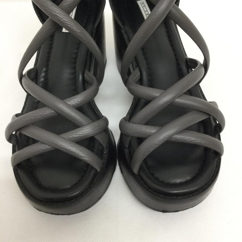 ＵＳＥＤ古着 USED/古着 パンプス パンプス pride bis チューブクロス　パンプス 24.0cm 黒 / ブラック / black X 灰 / グレー / gray レディース USED 古着 中古 50156310