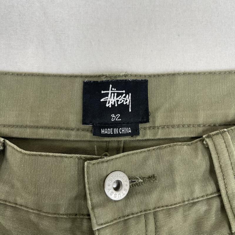 ステューシー STUSSY パンツ デニム、ジーンズ ROUGH RUGGED DENIM ストレート デニム パンツ 32インチ カーキ / カーキ / khaki メンズ USED 古着 中古 50156311