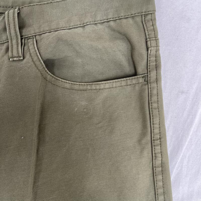 ステューシー STUSSY パンツ デニム、ジーンズ ROUGH RUGGED DENIM ストレート デニム パンツ 32インチ カーキ / カーキ / khaki メンズ USED 古着 中古 50156311