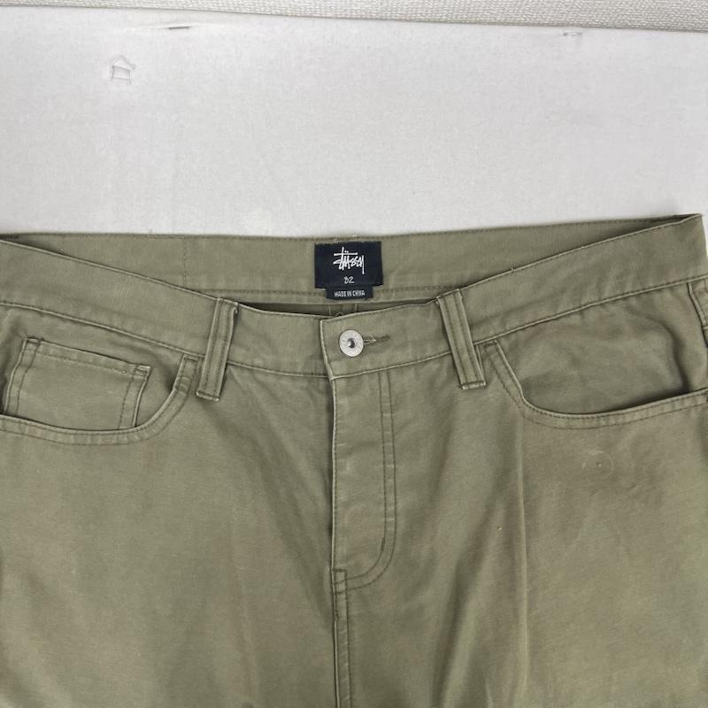 ステューシー STUSSY パンツ デニム、ジーンズ ROUGH RUGGED DENIM ストレート デニム パンツ 32インチ カーキ / カーキ / khaki メンズ USED 古着 中古 50156311