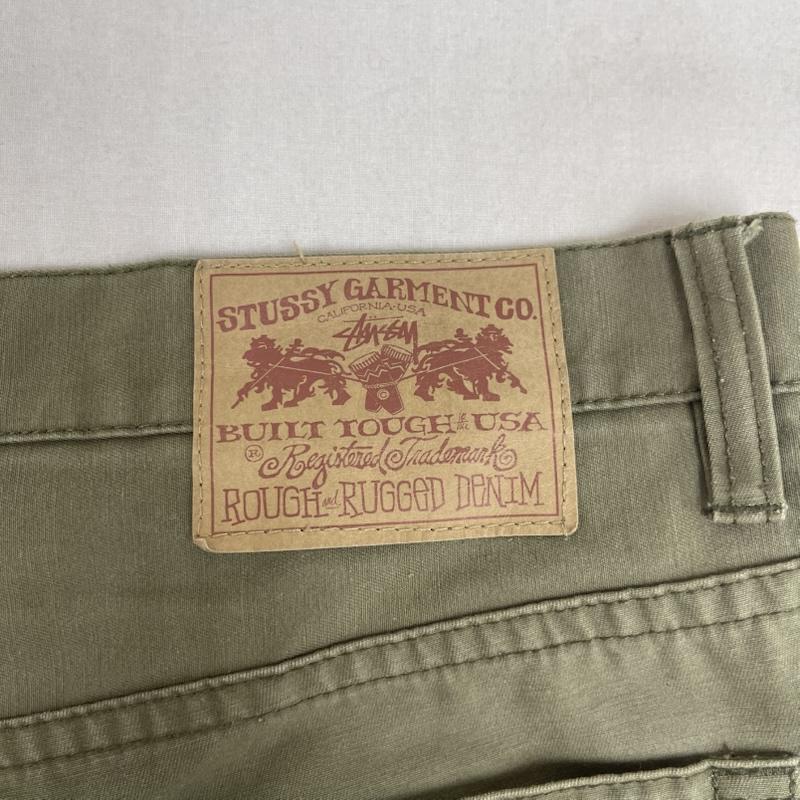 ステューシー STUSSY パンツ デニム、ジーンズ ROUGH RUGGED DENIM ストレート デニム パンツ 32インチ カーキ / カーキ / khaki メンズ USED 古着 中古 50156311