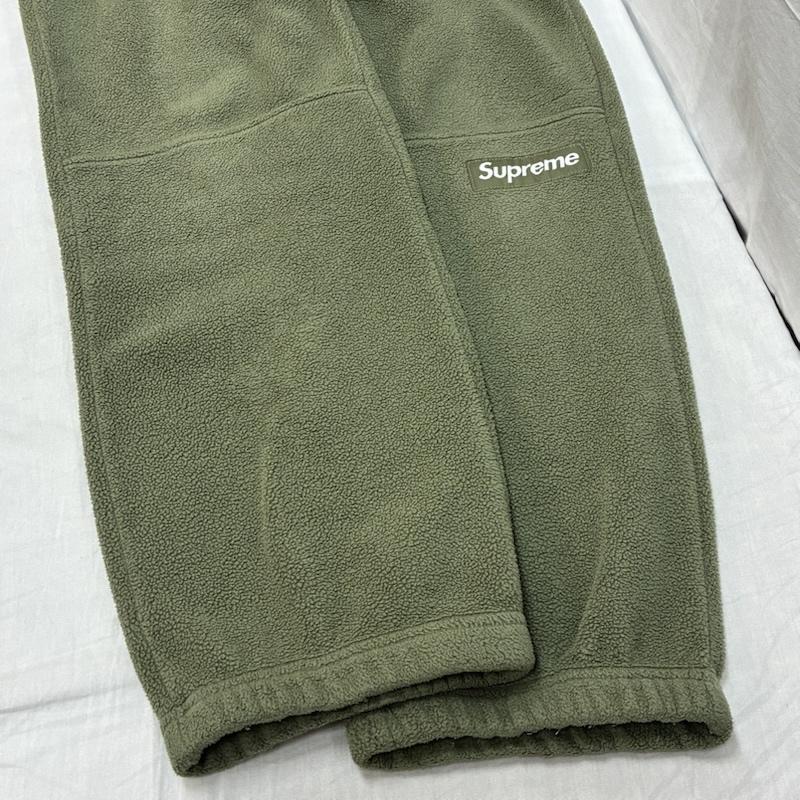 シュプリーム Supreme ボトムス ボトムス 21FW Polartec Pant ポーラテック フリース イージー パンツ ボックスロゴ S ワンポイント X ロゴ、文字 カーキ / カーキ / khaki メンズ USED 古着 中古 50156339