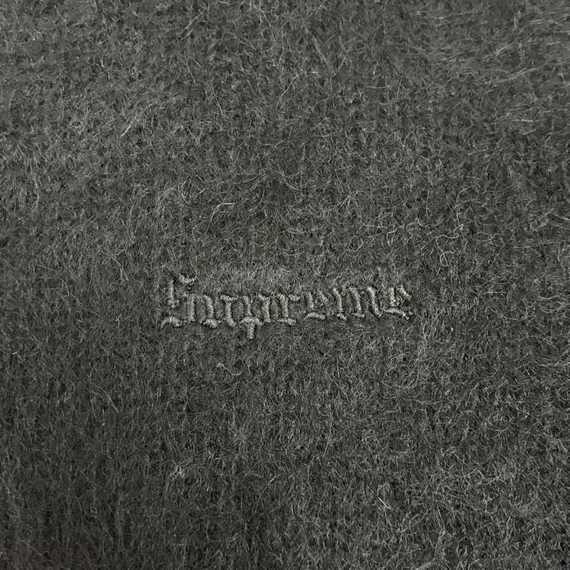 シュプリーム Supreme ニット、セーター 長袖 25AW Brushed Mohair Sweater ブラッシュド モヘア セーター ニット M ワンポイント X ロゴ、文字 X 刺繍 黒 / ブラック / black メンズ USED 古着 中古 50156349
