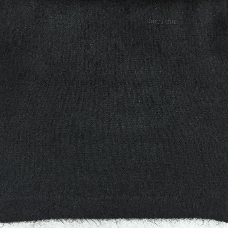 シュプリーム Supreme ニット、セーター 長袖 25AW Brushed Mohair Sweater ブラッシュド モヘア セーター ニット M ワンポイント X ロゴ、文字 X 刺繍 黒 / ブラック / black メンズ USED 古着 中古 50156349