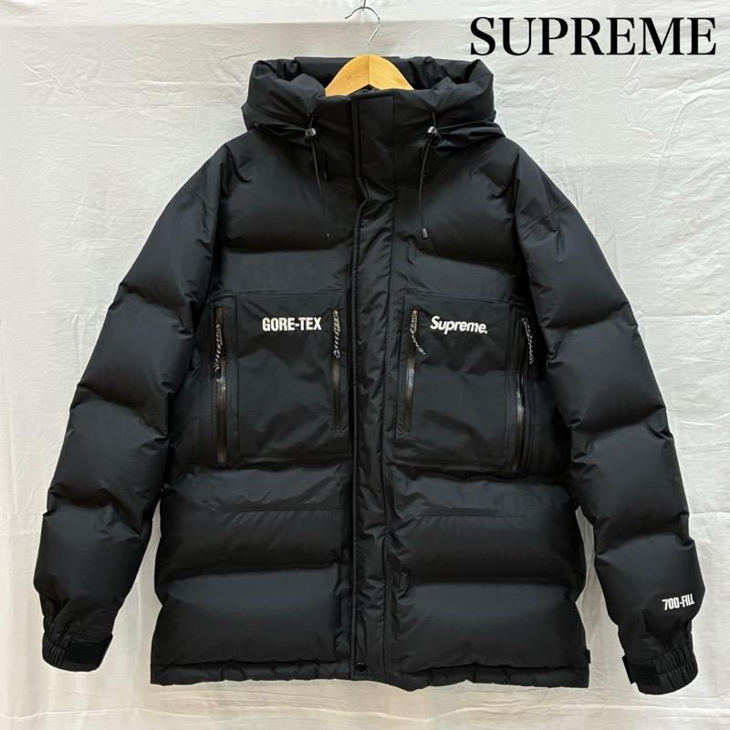 シュプリーム Supreme ジャケット、上着 ダウンジャケット 19AW GORE-TEX 700-Fill Down Parka ゴアテックス 700フィル ダウン パーカー M ロゴ、文字 X 刺繍 黒 / ブラック / black メンズ USED 古着 中古 50156352