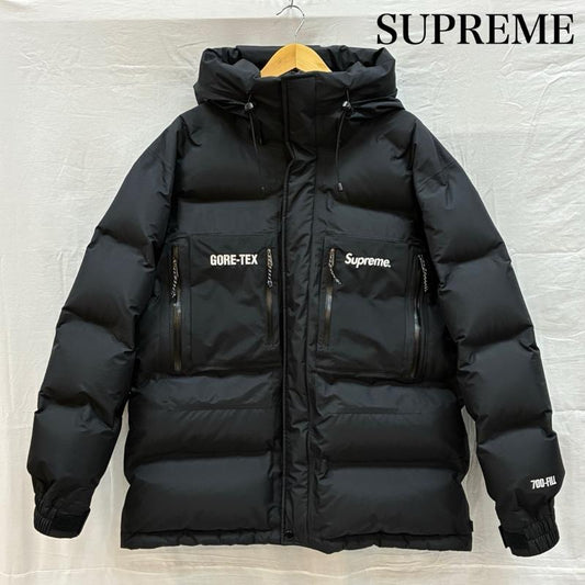 シュプリーム Supreme ジャケット、上着 ダウンジャケット 19AW GORE-TEX 700-Fill Down Parka ゴアテックス 700フィル ダウン パーカー M ロゴ、文字 X 刺繍 黒 / ブラック / black メンズ USED 古着 中古 50156352
