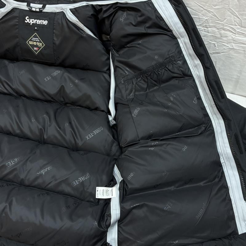 シュプリーム Supreme ジャケット、上着 ダウンジャケット 19AW GORE-TEX 700-Fill Down Parka ゴアテックス 700フィル ダウン パーカー M ロゴ、文字 X 刺繍 黒 / ブラック / black メンズ USED 古着 中古 50156352