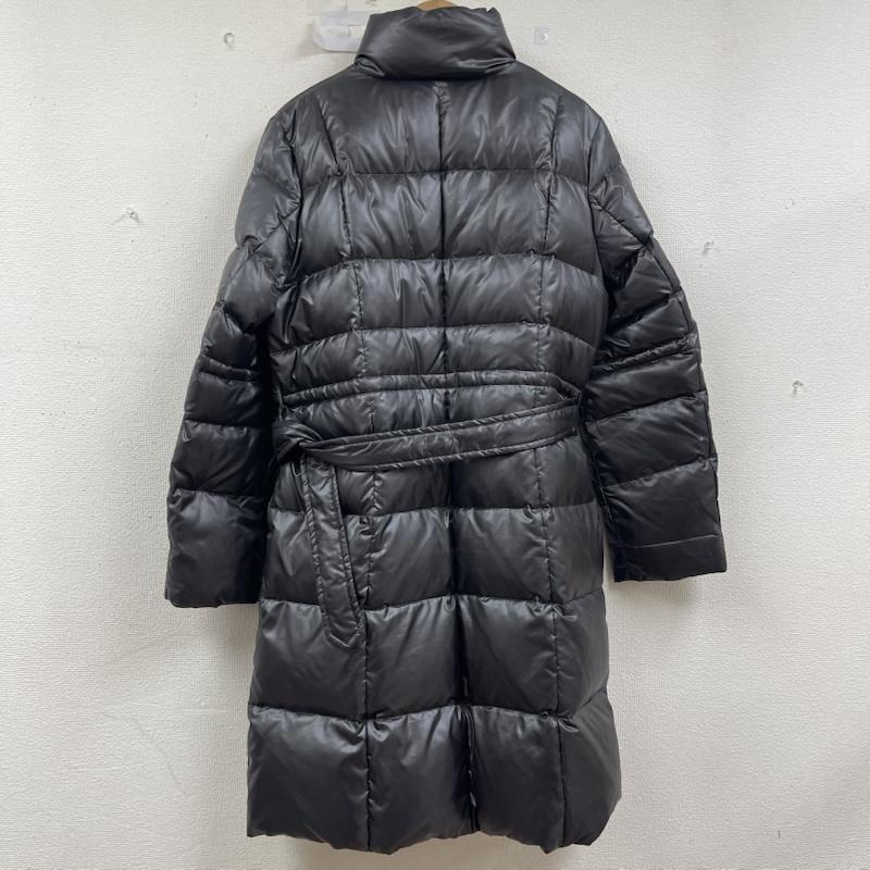 アクアスキュータム Aquascutum コート ダウンコート ダウン ジップ アップ ジャケット ポリエステル ダークブラウン / ダークブラウン / レディース USED 古着 中古 50156353