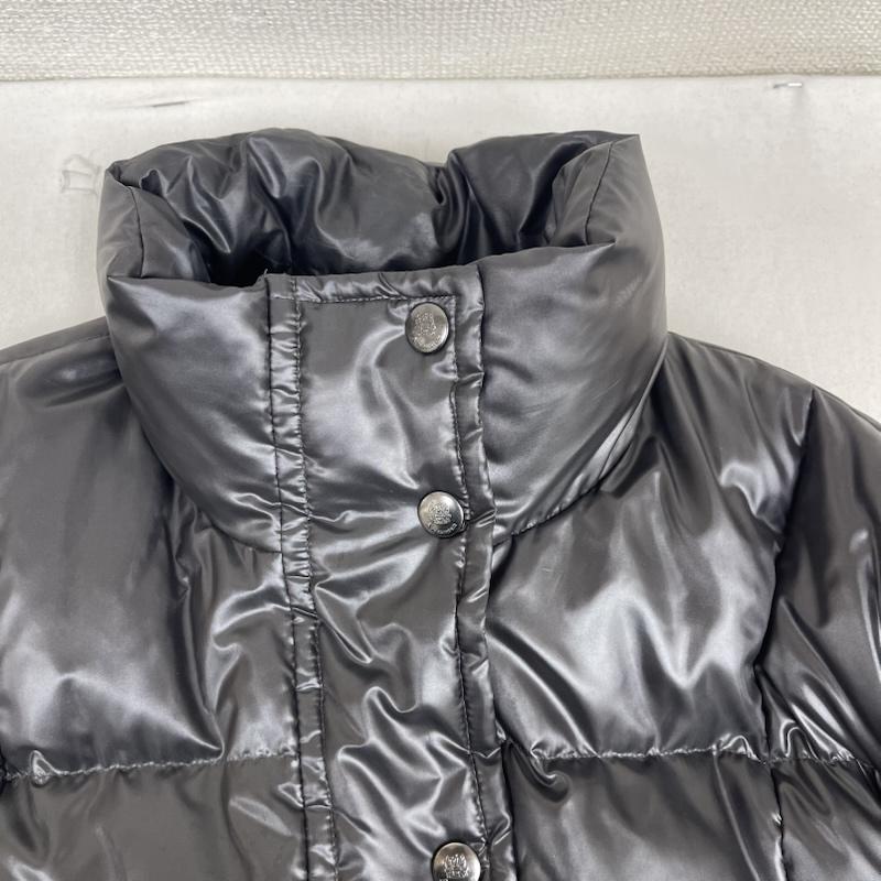 アクアスキュータム Aquascutum コート ダウンコート ダウン ジップ アップ ジャケット ポリエステル ダークブラウン / ダークブラウン / レディース USED 古着 中古 50156353