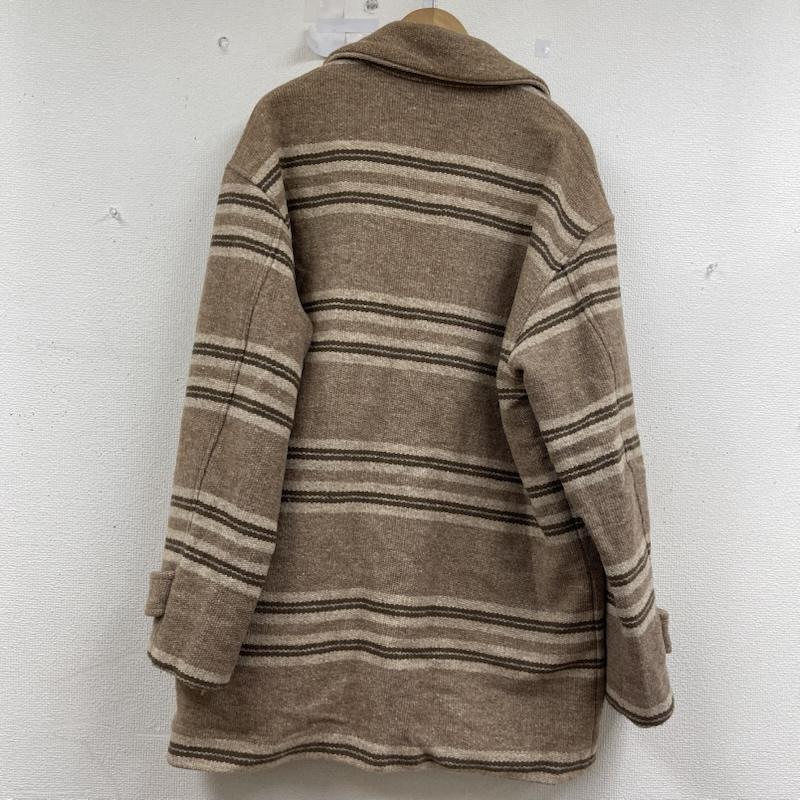 古着 USED コート コート一般 ixiz ウール コート チェック ジャケット 0810652 L 茶 / ブラウン / brown メンズ USED 古着 中古 50156354