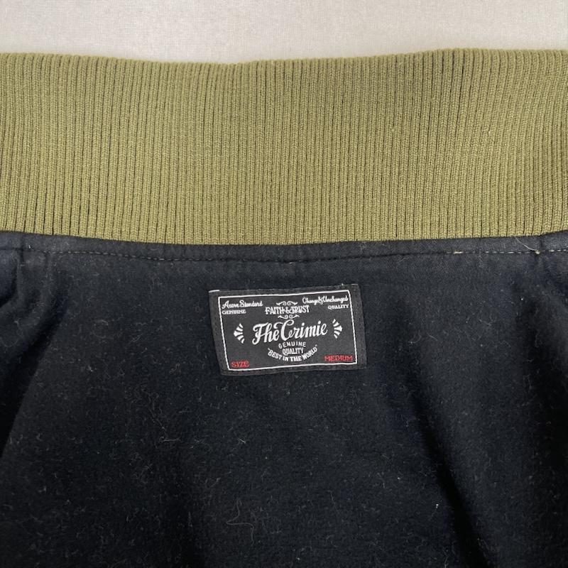 クライミー CRIMIE ジャケット、上着 ジャンパー、ブルゾン ロゴ 刺繍 ワーク フライト ジャケット M カーキオリーブ / カーキオリーブ / メンズ USED 古着 中古 50156356