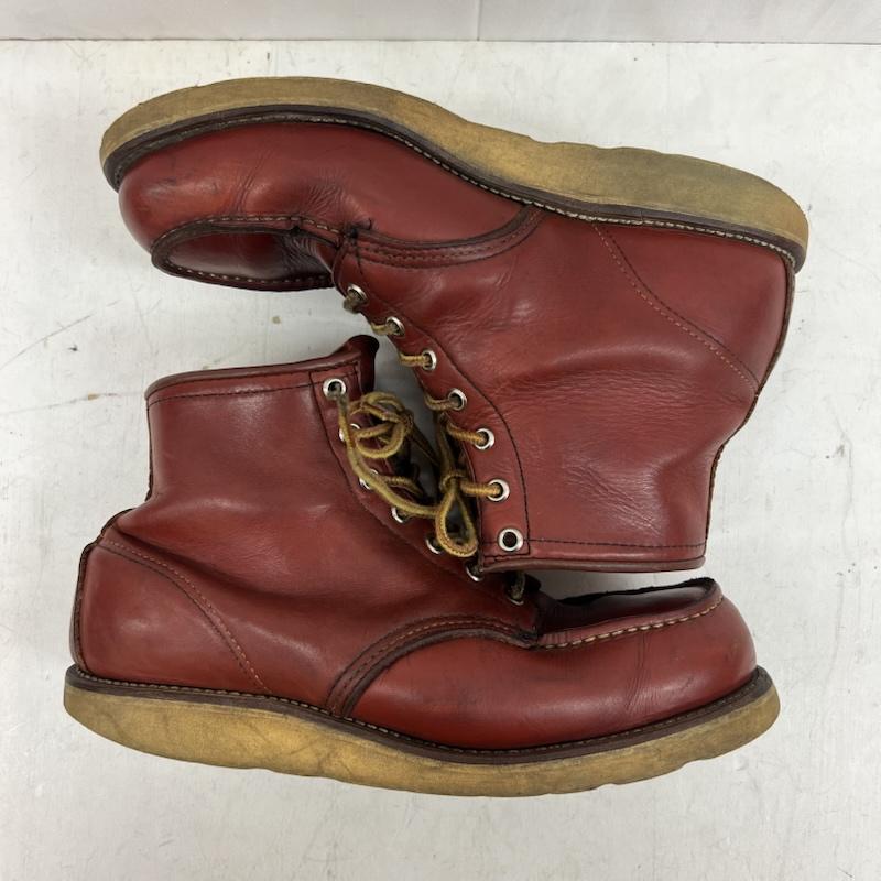 レッドウィング RED WING ブーツ 一般 90s 半円犬タグ アイリッシュセッター ワークブーツ 875 US：7 赤 / レッド / red メンズ USED 古着 中古 50156368