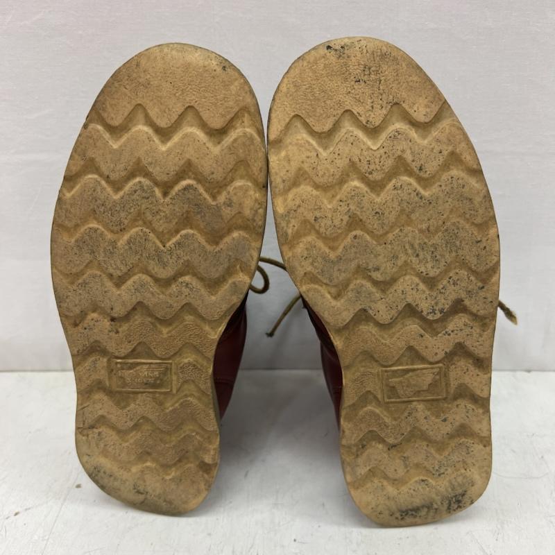 レッドウィング RED WING ブーツ 一般 90s 半円犬タグ アイリッシュセッター ワークブーツ 875 US：7 赤 / レッド / red メンズ USED 古着 中古 50156368