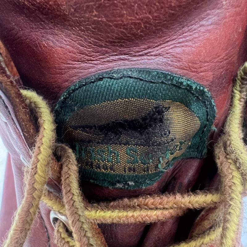 レッドウィング RED WING ブーツ 一般 90s 半円犬タグ アイリッシュセッター ワークブーツ 875 US：7 赤 / レッド / red メンズ USED 古着 中古 50156368