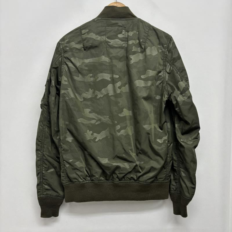 アルファ インダストリー Alpha Industries ジャケット、上着 フライトジャケット MA-1 フライトジャケット TA1032-103 モスグリーン M カモフラージュ柄・迷彩 オリーブグリーン / オリーブグリーン / メンズ USED 古着 中古 50156381