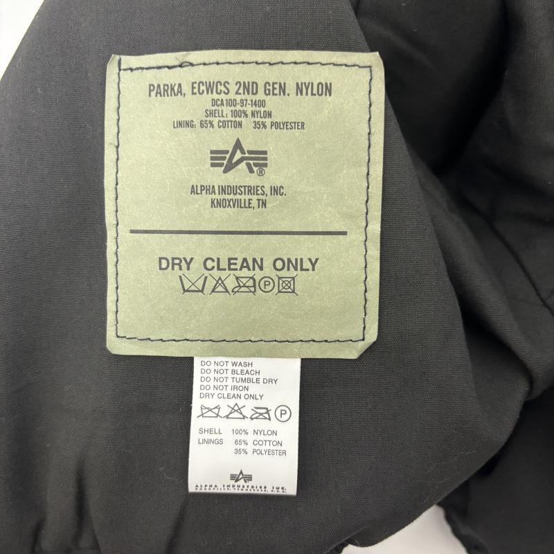 アルファ インダストリー Alpha Industries ジャケット、上着 ジャンパー、ブルゾン ミリタリージャケット PARKA ECWCS 2ND GEN DCA100-97 カーキ オリーブ S メンズ USED 古着 中古 50156383