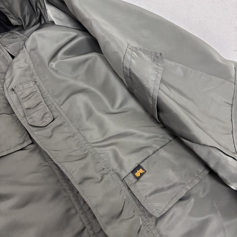 アルファ インダストリー Alpha Industries ジャケット、上着 ジャンパー、ブルゾン ミリタリージャケット PARKA ECWCS 2ND GEN DCA100-97 カーキ オリーブ S メンズ USED 古着 中古 50156383