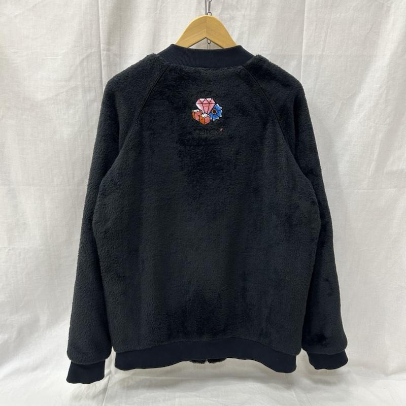 古着 USED ジャケット、上着 ジャンパー、ブルゾン range レンジ ska style fleece zip jkt black L スワロー刺繍 フリーススカジャン L 刺繍 黒 / ブラック / black メンズ USED 古着 中古 50156385