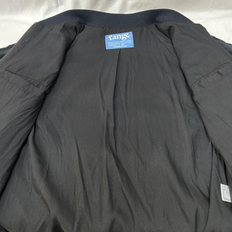 古着 USED ジャケット、上着 ジャンパー、ブルゾン range レンジ ska style fleece zip jkt black L スワロー刺繍 フリーススカジャン L 刺繍 黒 / ブラック / black メンズ USED 古着 中古 50156385