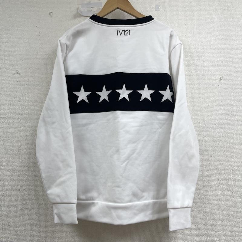 古着 USED トレーナー 長袖 V12 ゴルフウェア クルーネック スウェット v122121-sw15 XL 白 / ホワイト / white メンズ USED 古着 中古 50156394