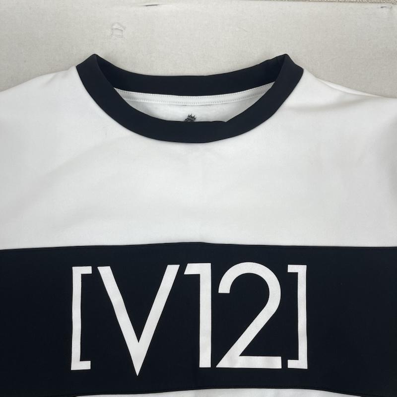古着 USED トレーナー 長袖 V12 ゴルフウェア クルーネック スウェット v122121-sw15 XL 白 / ホワイト / white メンズ USED 古着 中古 50156394