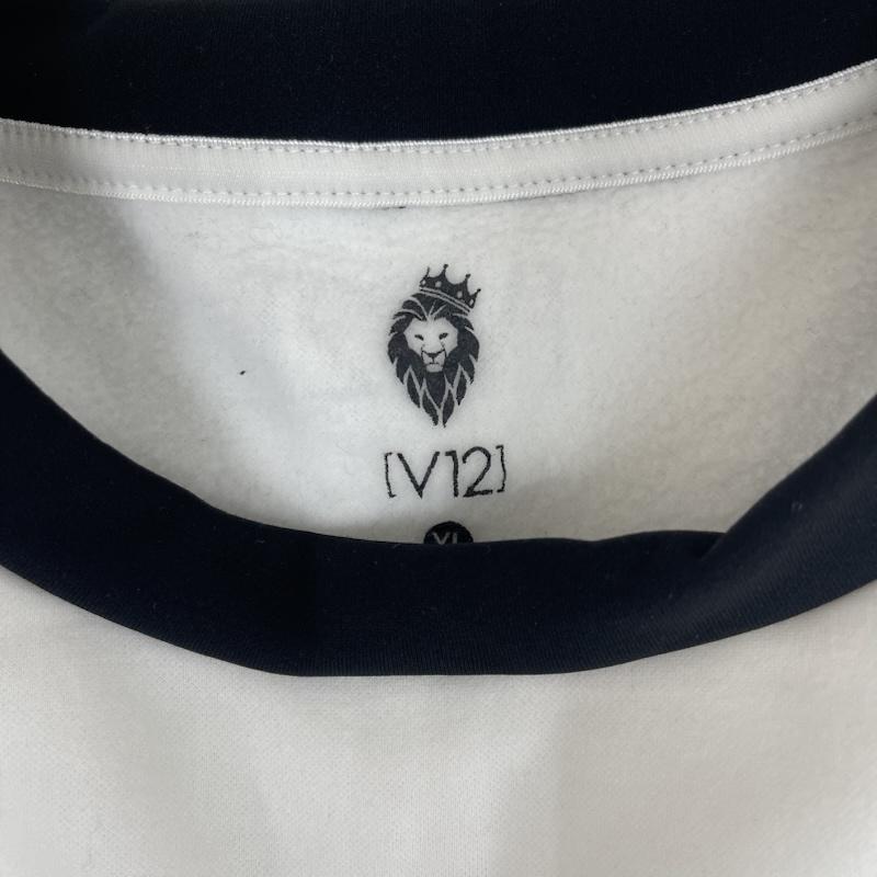 古着 USED トレーナー 長袖 V12 ゴルフウェア クルーネック スウェット v122121-sw15 XL 白 / ホワイト / white メンズ USED 古着 中古 50156394
