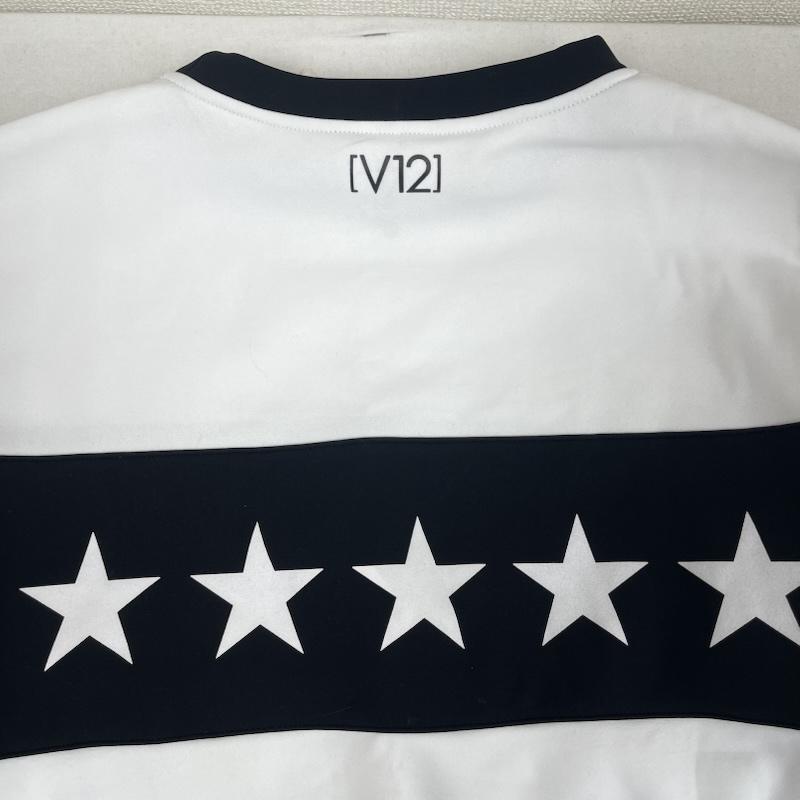 古着 USED トレーナー 長袖 V12 ゴルフウェア クルーネック スウェット v122121-sw15 XL 白 / ホワイト / white メンズ USED 古着 中古 50156394