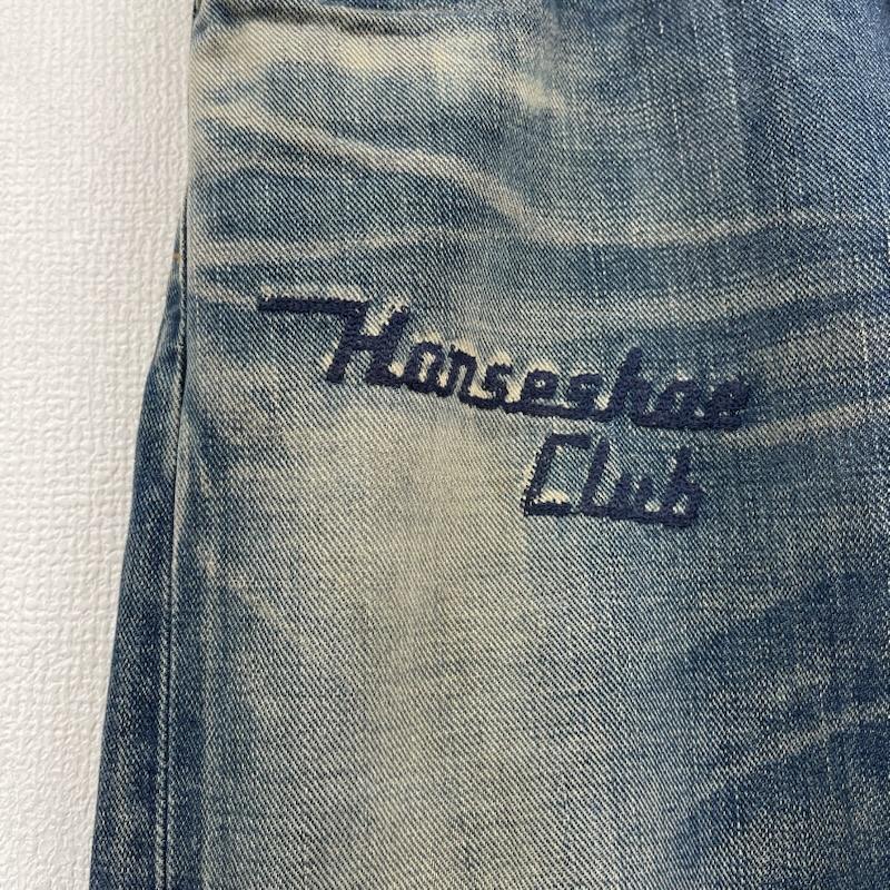 ティーエムティー TMT パンツ デニム、ジーンズ Lee×TMT Horseshoe Club 刺繍 デニム パンツ 30インチ インディゴ / インディゴ / Indigo メンズ USED 古着 中古 50156397