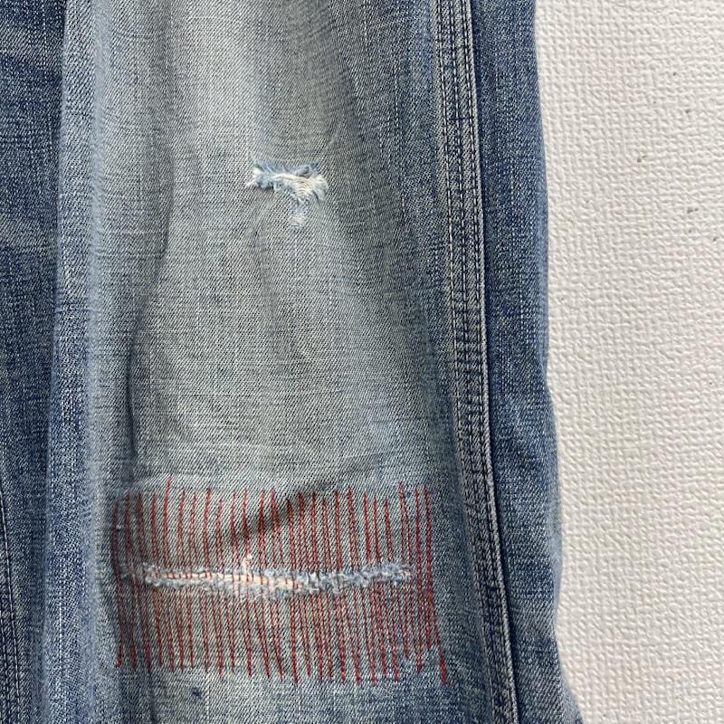 シュガーケーン SUGAR CANE パンツ デニム、ジーンズ ボタンフライ デニム パンツ パッチ 刺繍 30インチ インディゴ / インディゴ / Indigo メンズ USED 古着 中古 50156398