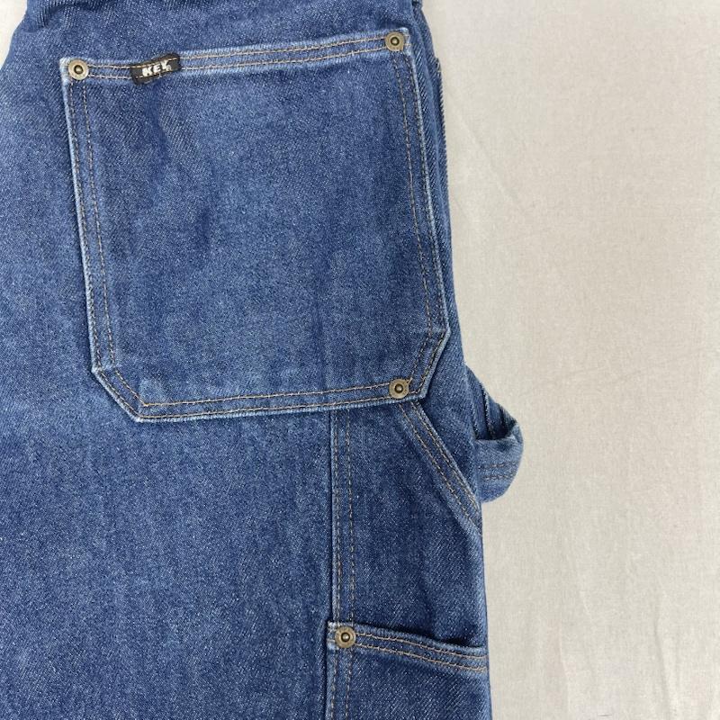 キイ KEY パンツ デニム、ジーンズ ダブルニー ワイド カーゴ デニム パンツ インディゴ / インディゴ / Indigo メンズ USED 古着 中古 50156402