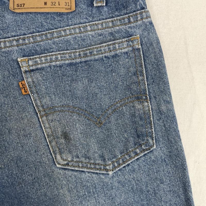 リーバイス Levi s パンツ デニム、ジーンズ USA製 90s 517 ボタン裏 575 デニム パンツ 32インチ インディゴ / インディゴ / Indigo メンズ USED 古着 中古 50156406