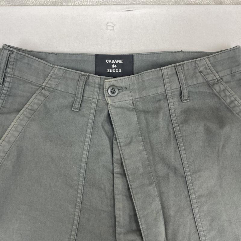 カバンドズッカ CABANE de ZUCCa パンツ ワークパンツ、ペインターパンツ テーパード レイヤー カーゴ パンツ cz14ff560 カーキオリーブ / カーキオリーブ / メンズ USED 古着 中古 50156409