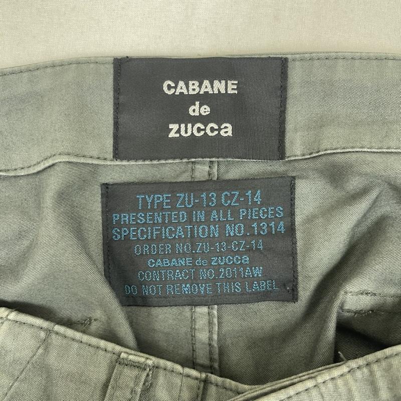カバンドズッカ CABANE de ZUCCa パンツ ワークパンツ、ペインターパンツ テーパード レイヤー カーゴ パンツ cz14ff560 カーキオリーブ / カーキオリーブ / メンズ USED 古着 中古 50156409