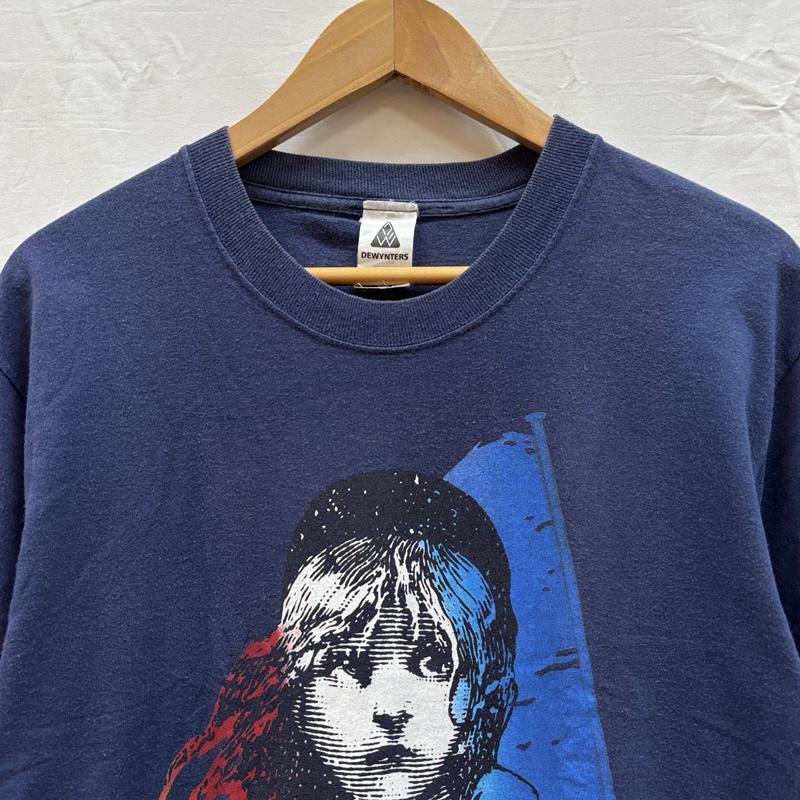 ヴィンテージ VINTAGE Tシャツ 半袖 80年代 DEWYNTERS レミゼラブル プリント Tシャツ 80s Les Miserables Tee S 紺 / ネイビー / navy メンズ USED 古着 中古 50156413