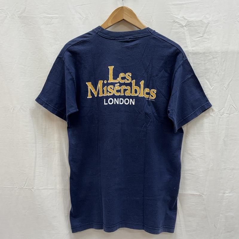 ヴィンテージ VINTAGE Tシャツ 半袖 80年代 DEWYNTERS レミゼラブル プリント Tシャツ 80s Les Miserables Tee S 紺 / ネイビー / navy メンズ USED 古着 中古 50156413