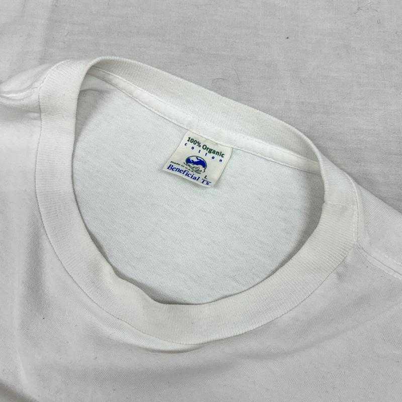 パタゴニア patagonia Tシャツ 長袖 90年代 ビンテージ USA製 Benefical T s ロゴ プリント ロンT 長袖 Tシャツ 90s VINTAGE L 白 / ホワイト / white メンズ USED 古着 中古 50156416