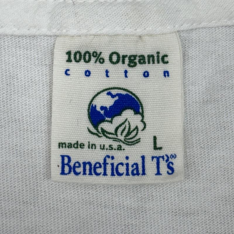 パタゴニア patagonia Tシャツ 長袖 90年代 ビンテージ USA製 Benefical T s ロゴ プリント ロンT 長袖 Tシャツ 90s VINTAGE L 白 / ホワイト / white メンズ USED 古着 中古 50156416