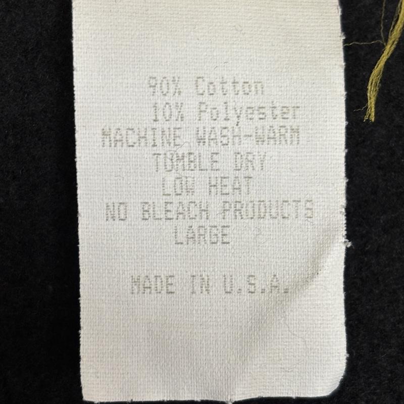 古着 USED パーカー 長袖 gem 90年代 ビンテージ USA製 サイドリブ プルオーバー フーディ スウェット パーカー 90s VINTAGE L 黒 / ブラック / black メンズ USED 古着 中古 50156418