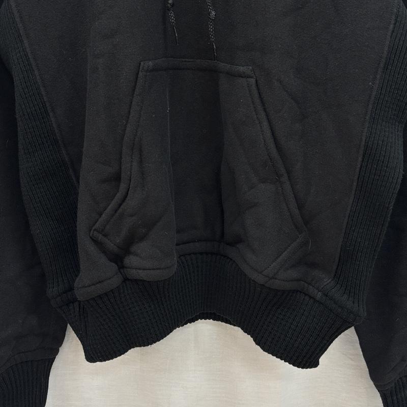 古着 USED パーカー 長袖 gem 90年代 ビンテージ USA製 サイドリブ プルオーバー フーディ スウェット パーカー 90s VINTAGE L 黒 / ブラック / black メンズ USED 古着 中古 50156418