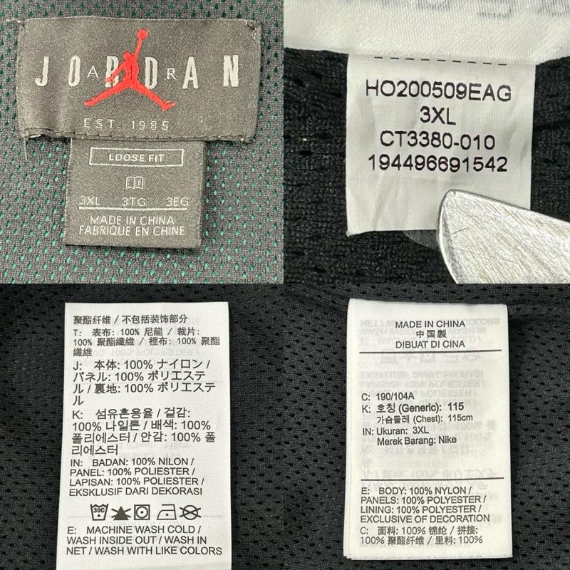 エアジョーダン AIR JORDAN ジャケット、上着 ジャンパー、ブルゾン AS M J MOUNTAINSIDE JACKET ナイロンフリースブルゾン CT3380-010 - 無地 X ロゴ、文字 黒 / ブラック / black X 緑 / グリーン / green X 桃 / ピンク / pink メンズ USED 古着 中古 50156421