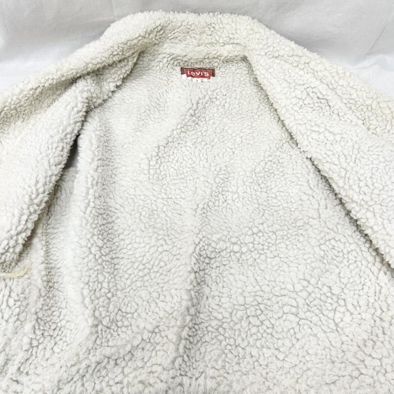 ヴィンテージ VINTAGE ベスト ベスト 70s Levi s リーバイス スウェードボアベスト ムートン ベージュ L L 無地 ベージュ / ベージュ / beige メンズ USED 古着 中古 50156422