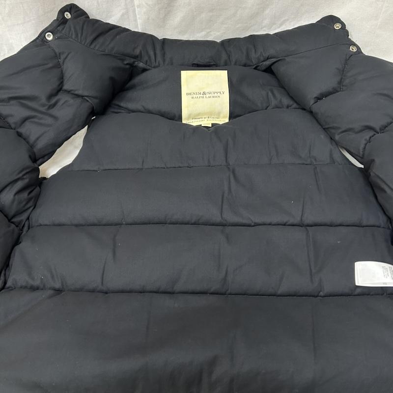 デニムアンドサプライラルフローレン DENIM & SUPPLYRALPHLAUREN ベスト ベスト ダウンベスト black L(180/100A) ウエスタンデザイン スナップボタン L ワンポイント 黒 / ブラック / black メンズ USED 古着 中古 50156424