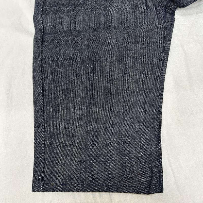 古着 USED ボトムス ボトムス plusmade プラスメイド デニムハーフパンツ インディゴ madeinjapan サイズS S 無地 紺 / ネイビー / navy メンズ USED 古着 中古 50156429